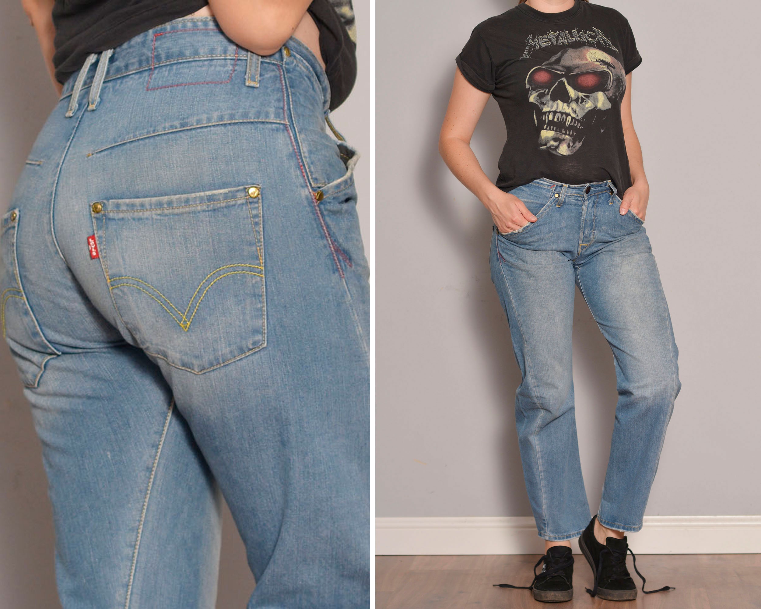 Unique Twisted Leg Levis Jeans Levis Engineered 90s Limited | Etsy Australia