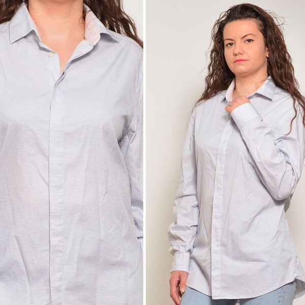 Hidden Buttons Dress Etsy