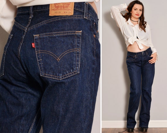 navy blue jeans pants