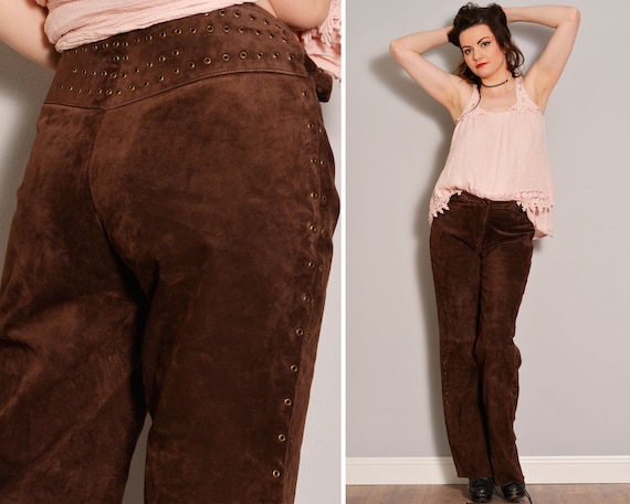 cowgirl leather pants