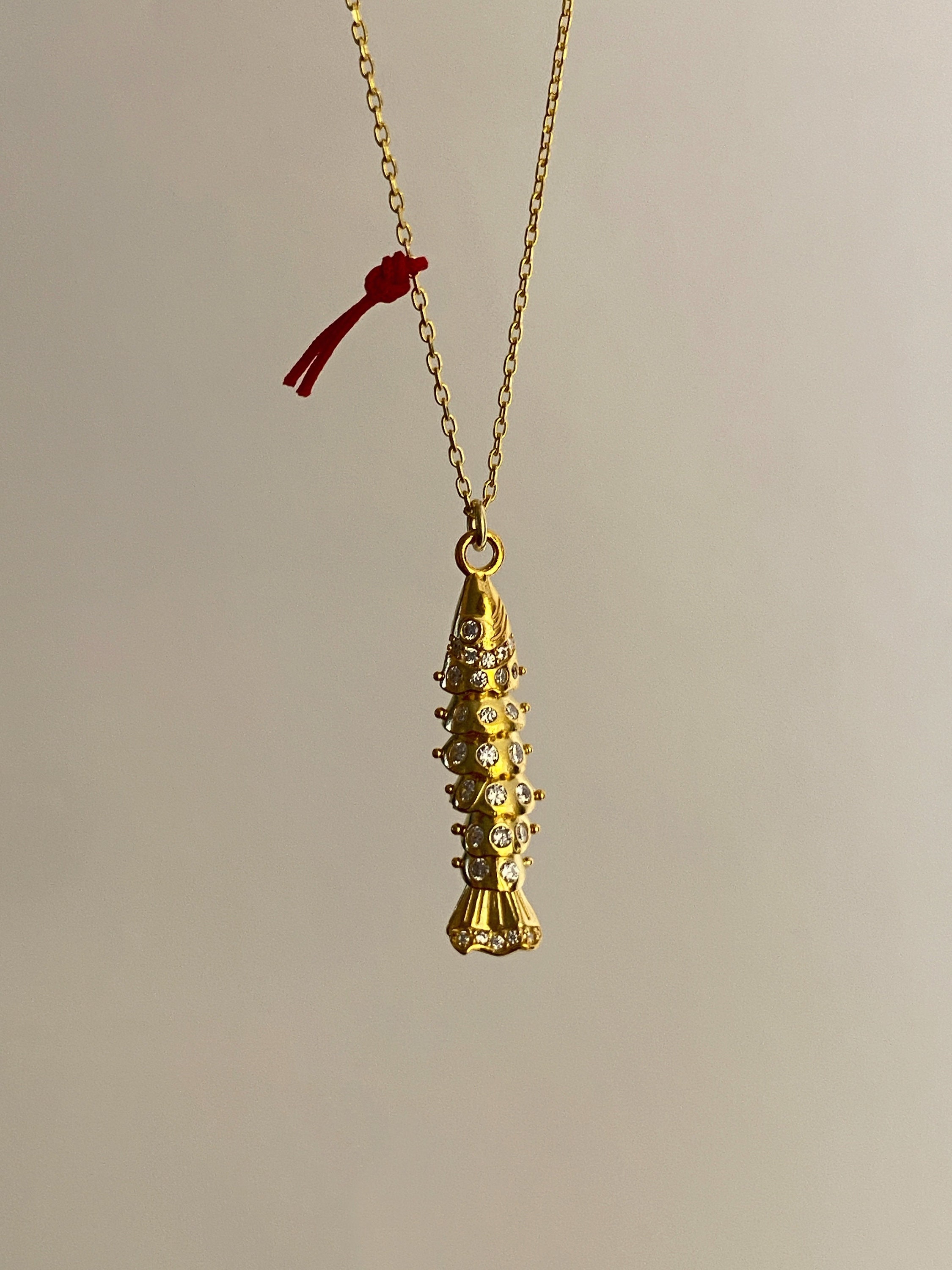 Collana Con Pesce, Ciondolo A Forma Di Pesce Saltatore - Foto 13