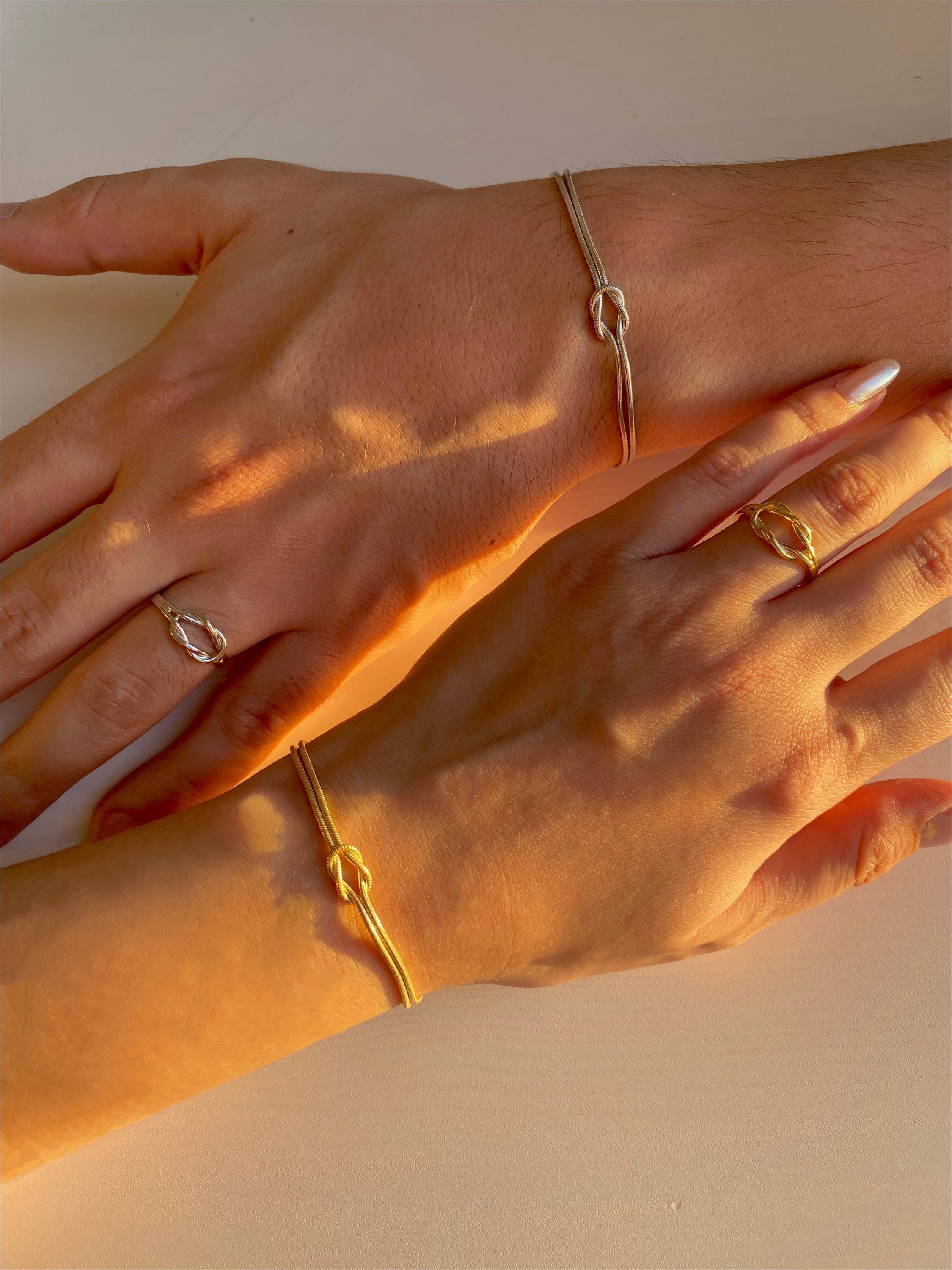Buy Knot Couple Bracelet Online In India Etsy India