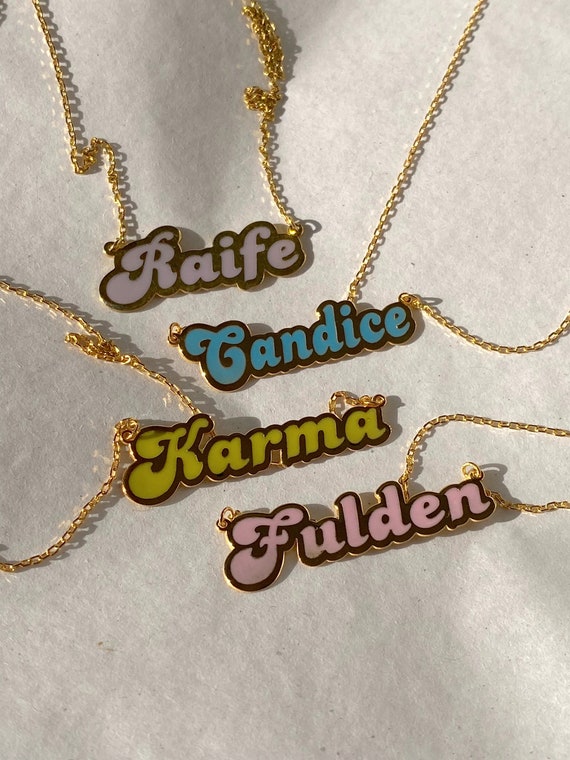 Sterling 2024 name necklace