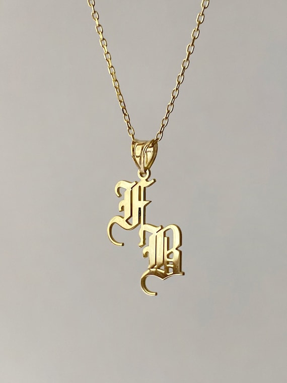 Personalized Two initials Necklace