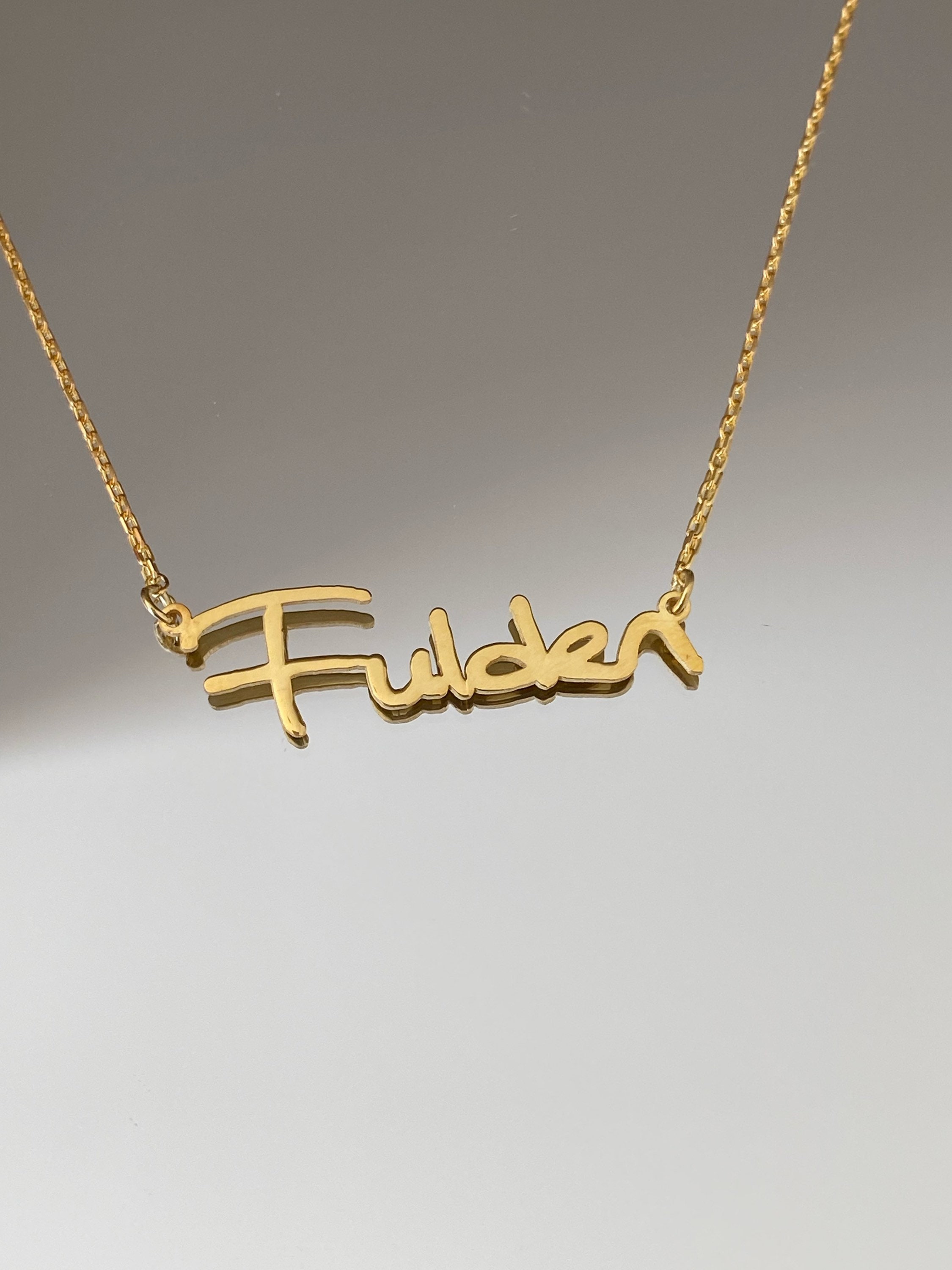 Custom Cursive Name Necklace Actual your Own Handwriting - Etsy