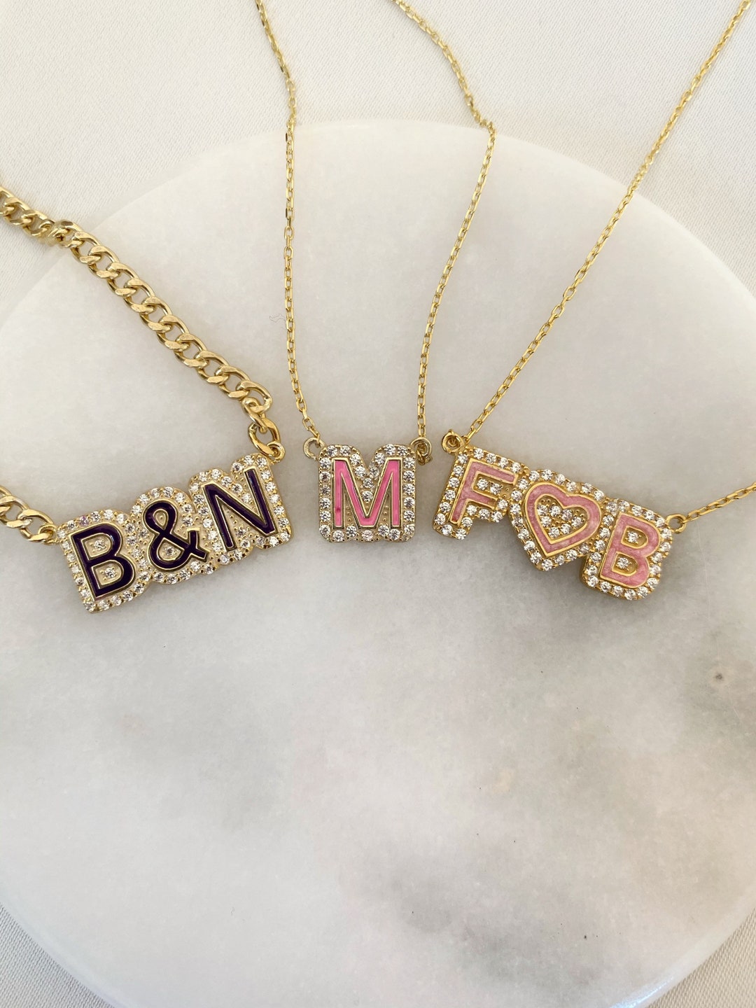 N name pendant deals