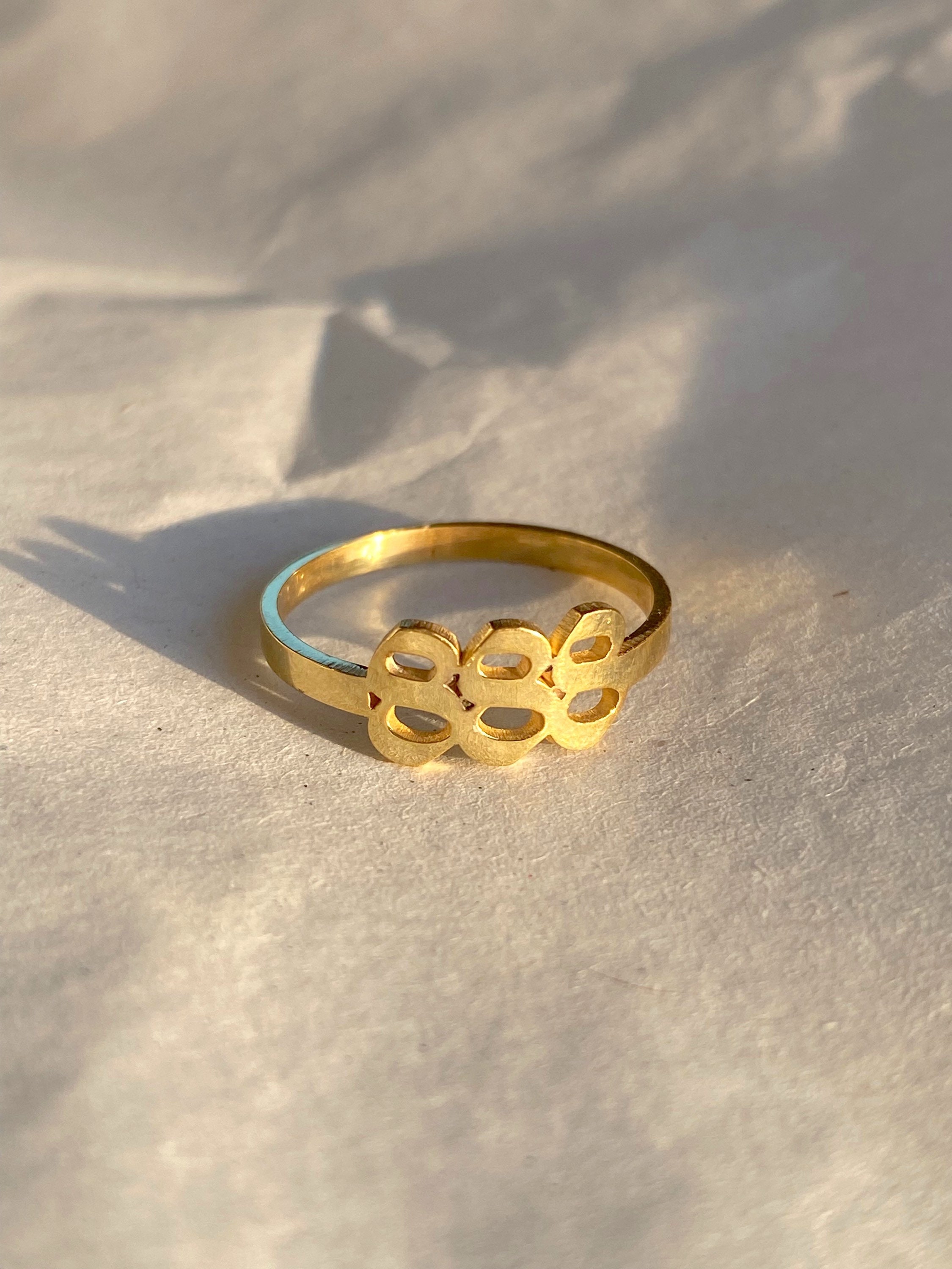 Angel Number Ring, 925 Sterling Silver, Custom Number