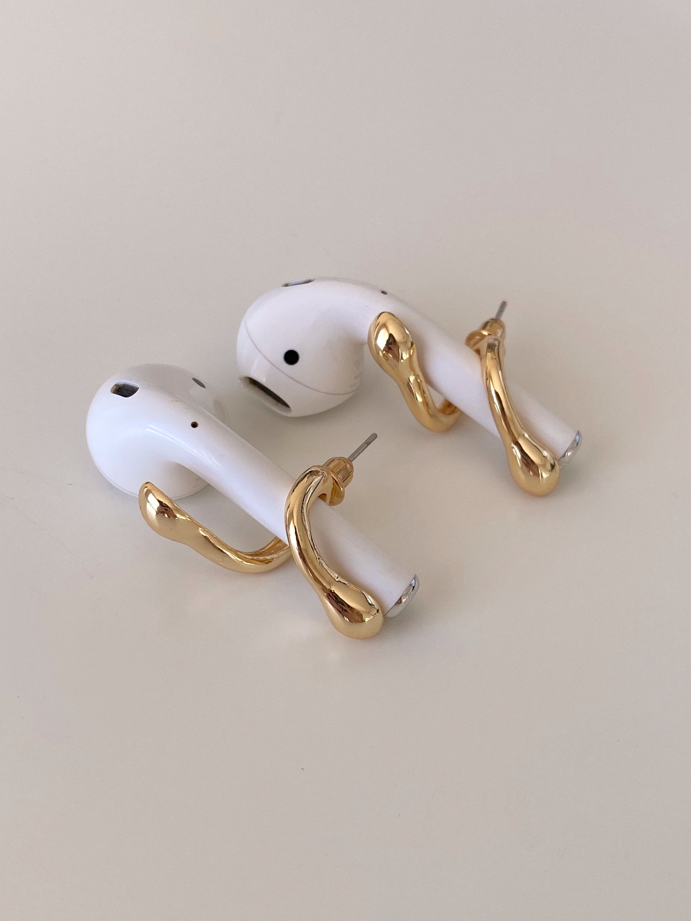 Gold Airpods Holder Earrings Airpod - Etsy