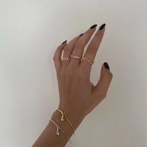 Schlangenarmband, Armband aus Sterlingsilber, Geschenk für Sie