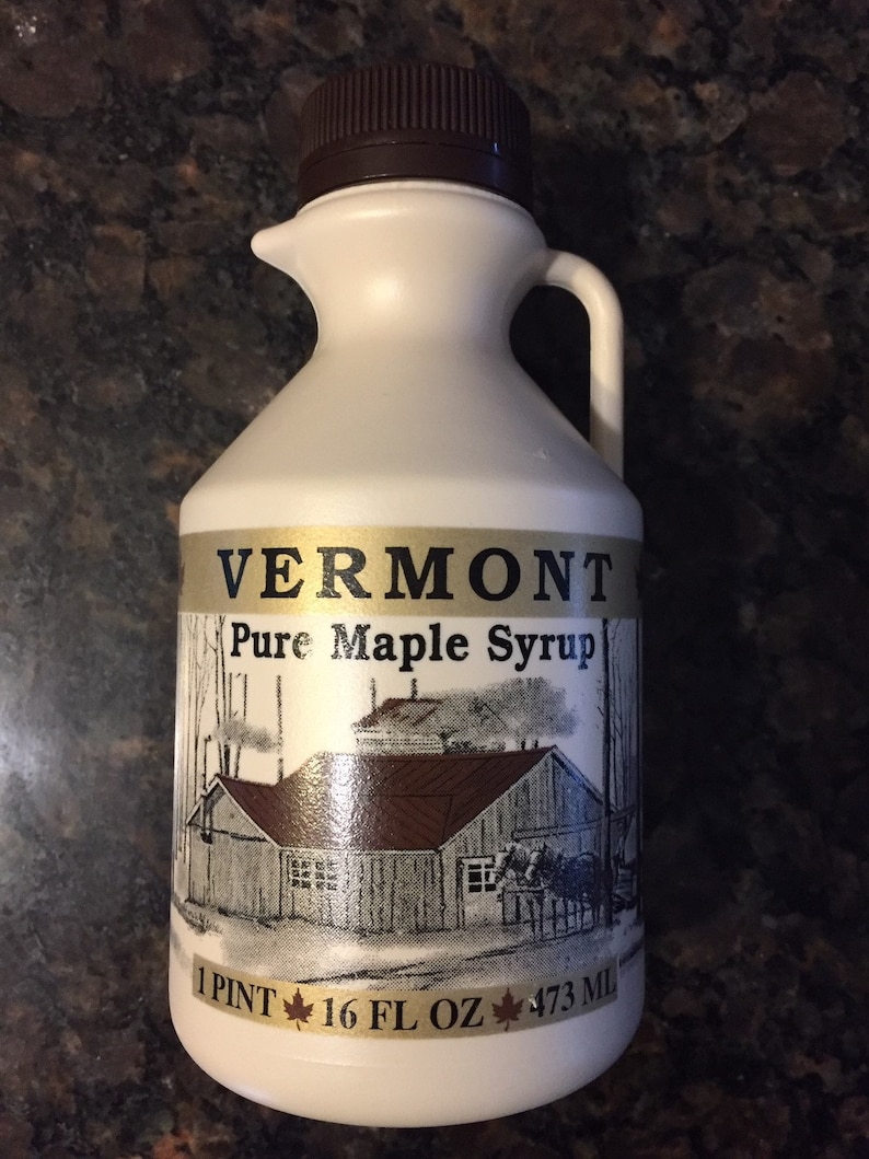 Pure VT. Maple Syrup in Plastic Jug Certified Etsy UK
