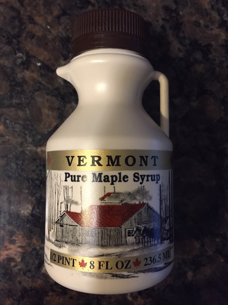 Pure VT. Maple Syrup in Plastic Jug Certified Etsy UK