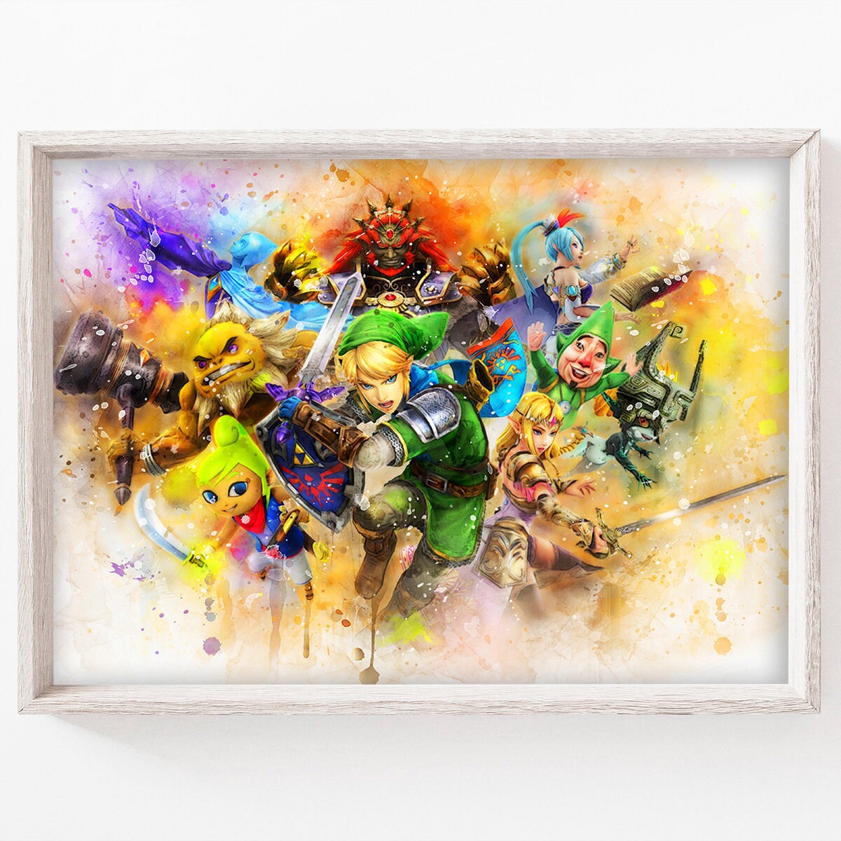 SET OF 9 Legend of Zelda Prints Legend of Zelda Printables | Etsy