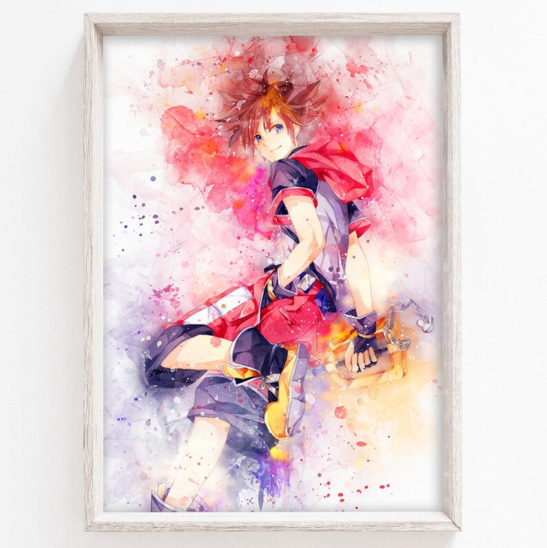 SET OF 9 Kingdom Hearts Prints Kingdom Hearts Printables | Etsy
