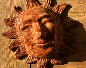 Gavin NewSun, glazed ceramic wall art