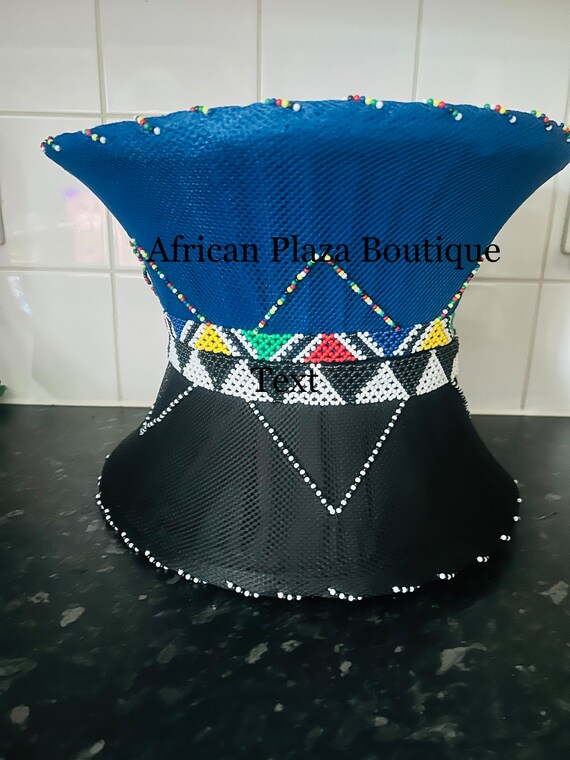 Handmade Lightweight Beaded Zulu Hat - Usicholo - Etsy display picture 3