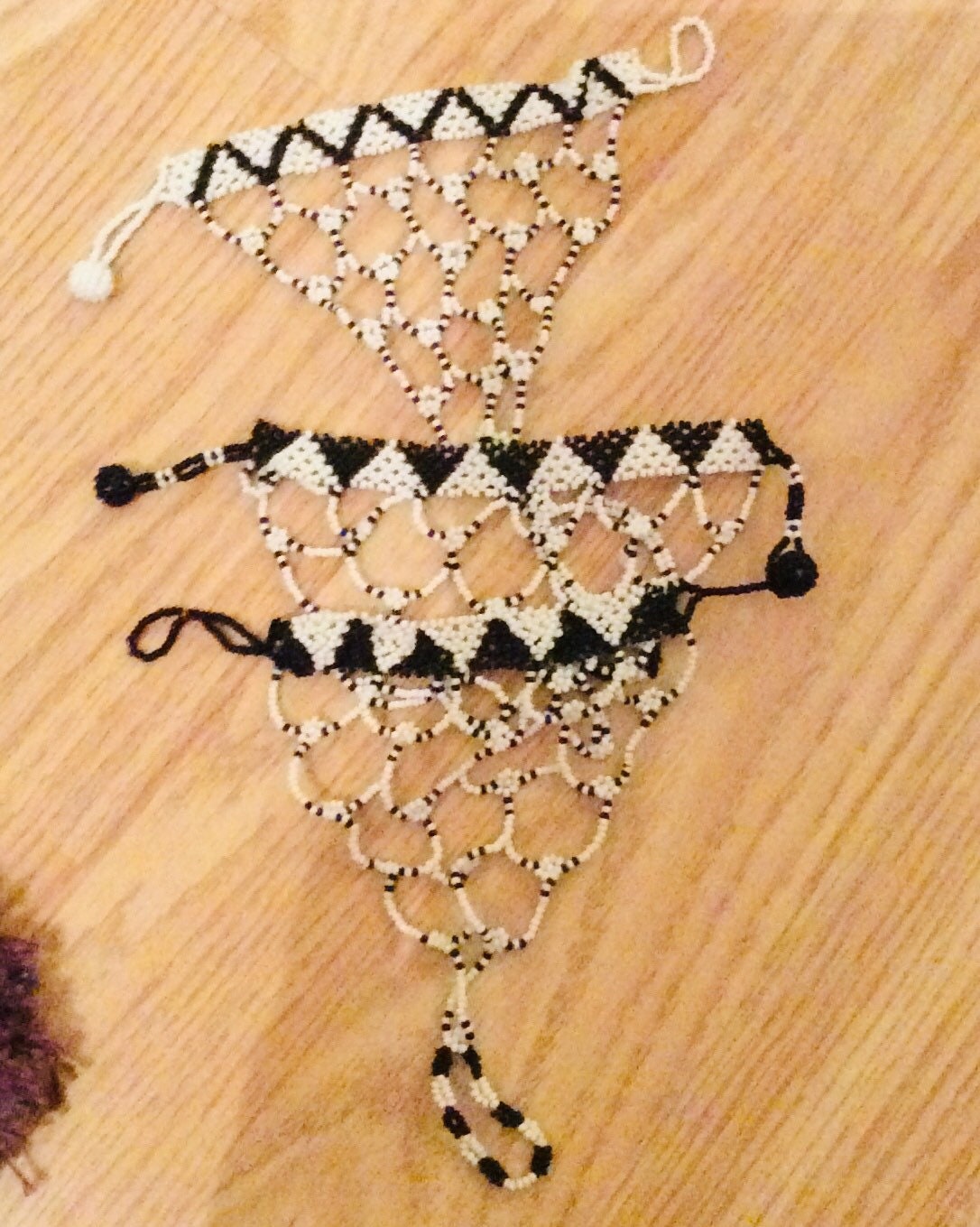 Handmade Beaded Zulu Handpiece. Etsy UK