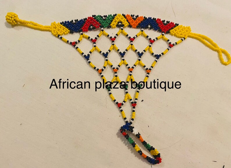 Zulu Beaded Hand Piece Etsy