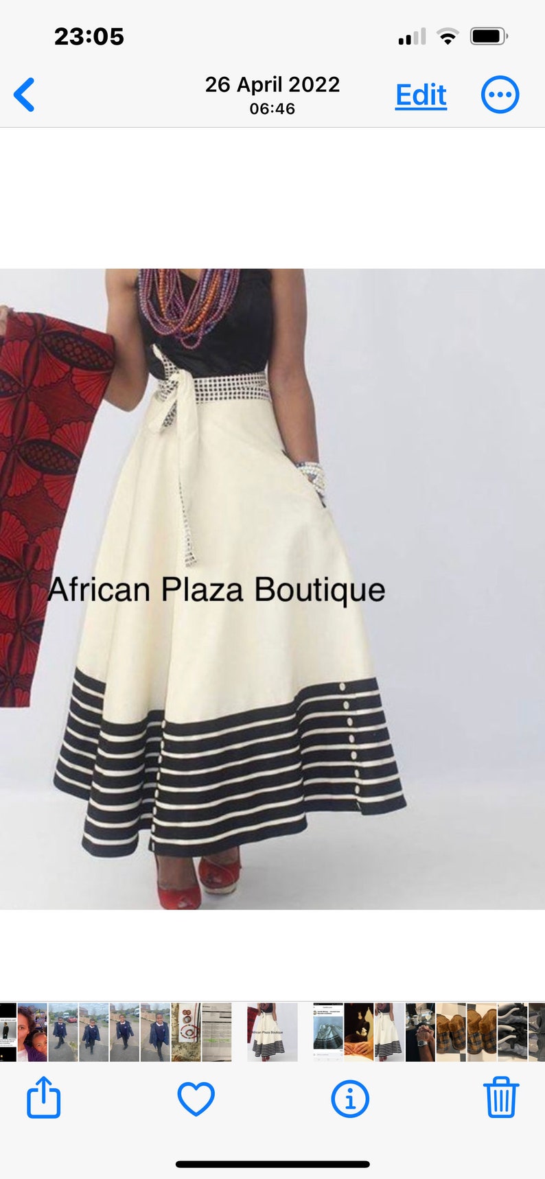 Wrap Around Xhosa Tribal/ Traditional Skirt Etsy