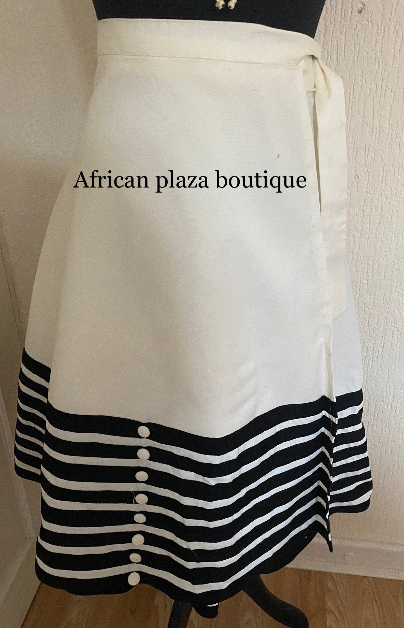 Xhosa wrap around around knee length skirt Etsy