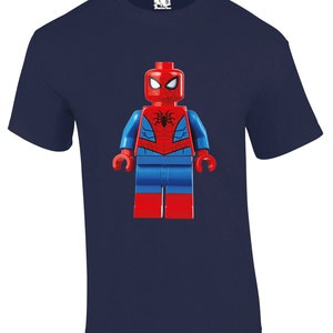 Lego Spiderman Boys T-shirt | Etsy