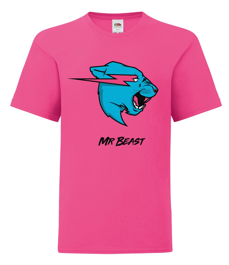 Mr Beast Inspired Logo Kids T-shirt Gamer YouTube | Etsy