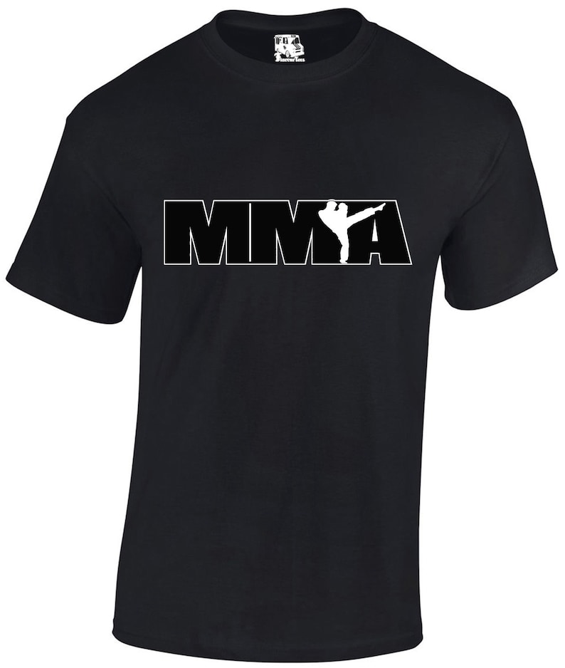 MMA Logo Mixed Martial Arts T-shirt UFC Cage Fighter Tee | Etsy
