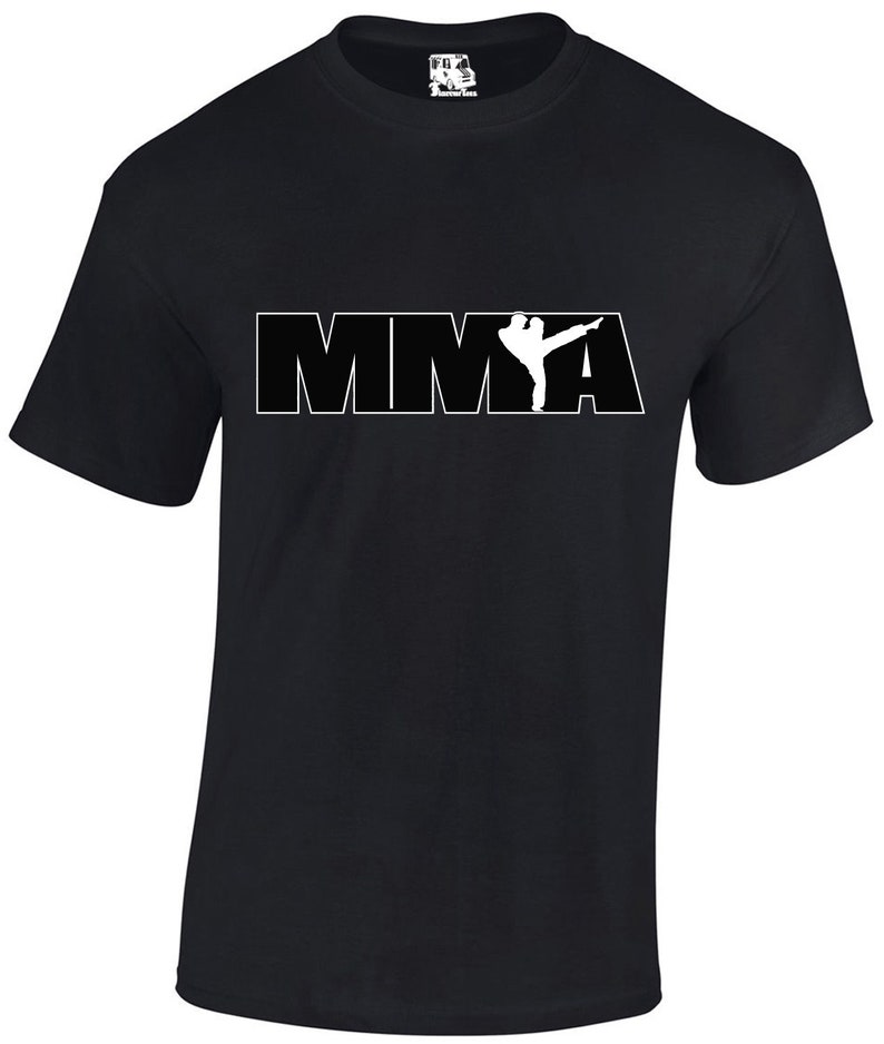MMA Logo Mixed Martial Arts Tshirt UFC Cage Fighter Tee Etsy