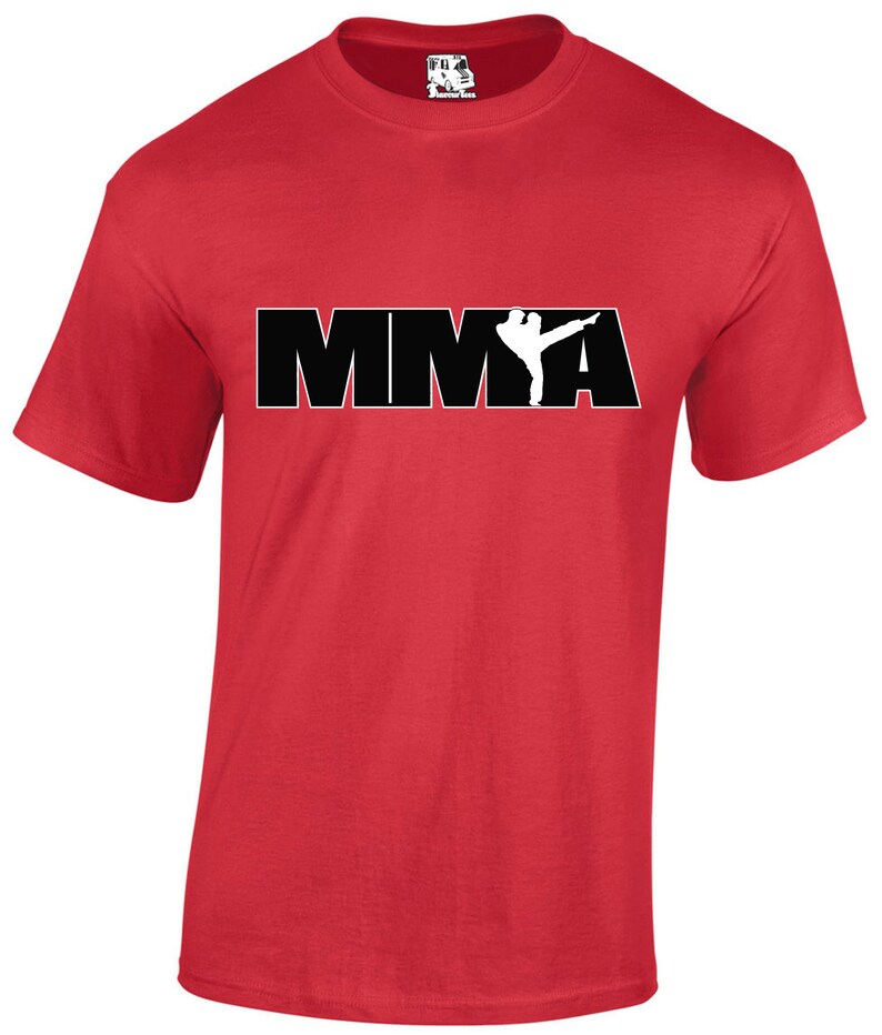 MMA Logo Mixed Martial Arts Tshirt UFC Cage Fighter Tee Etsy