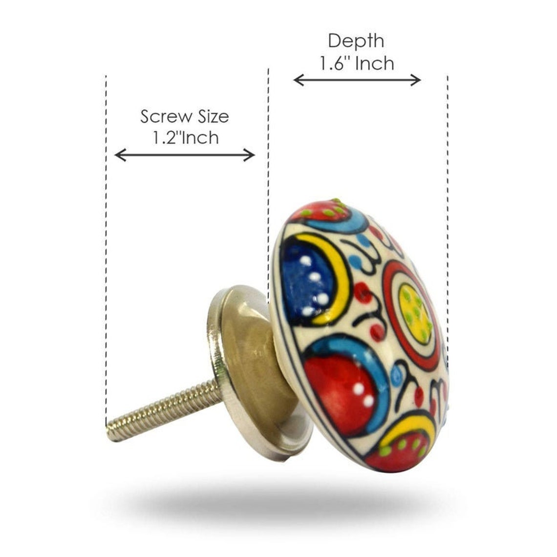 Assorted Ceramic Porcelain Door Knobs Various Multi Coloured Etsy