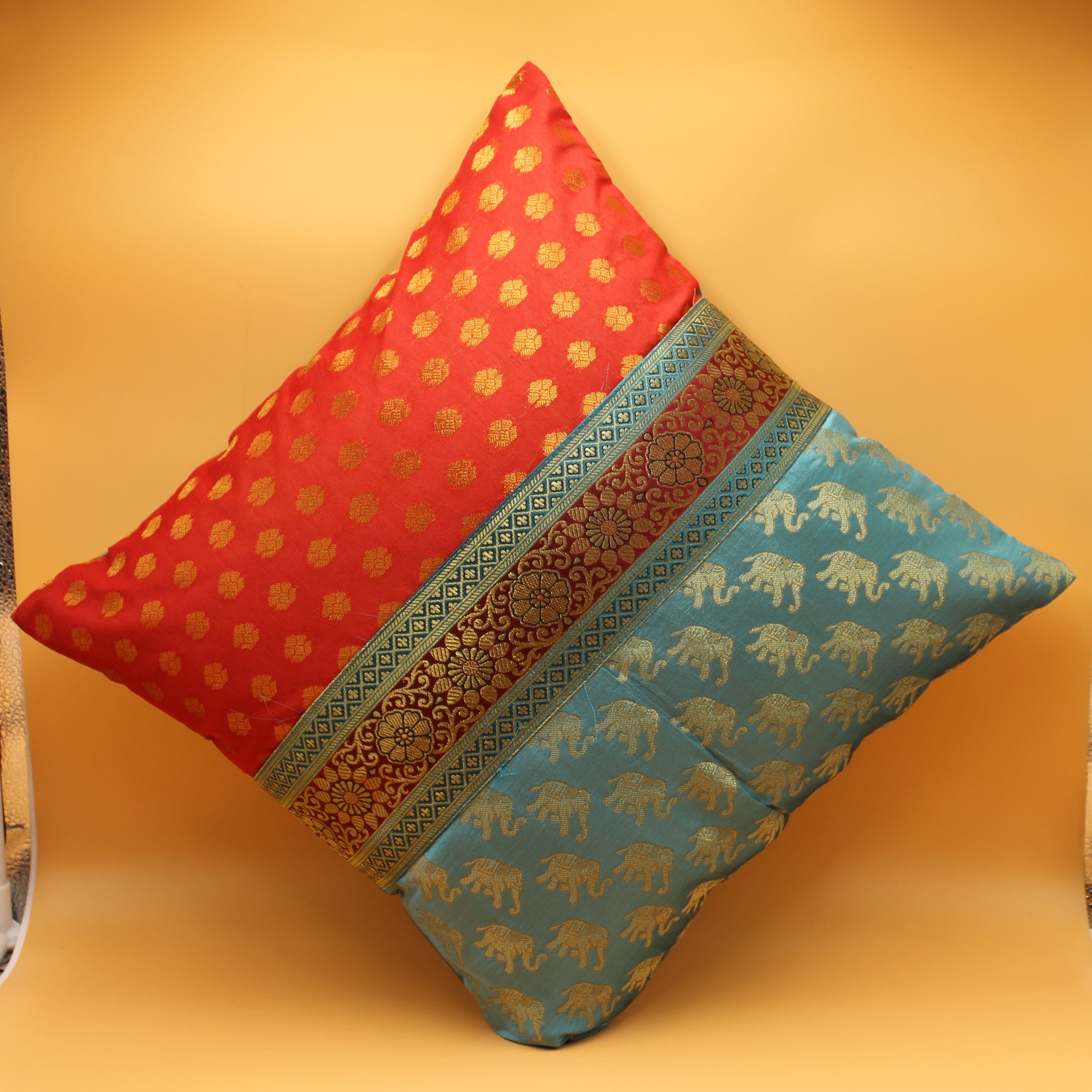 red elephant cushion