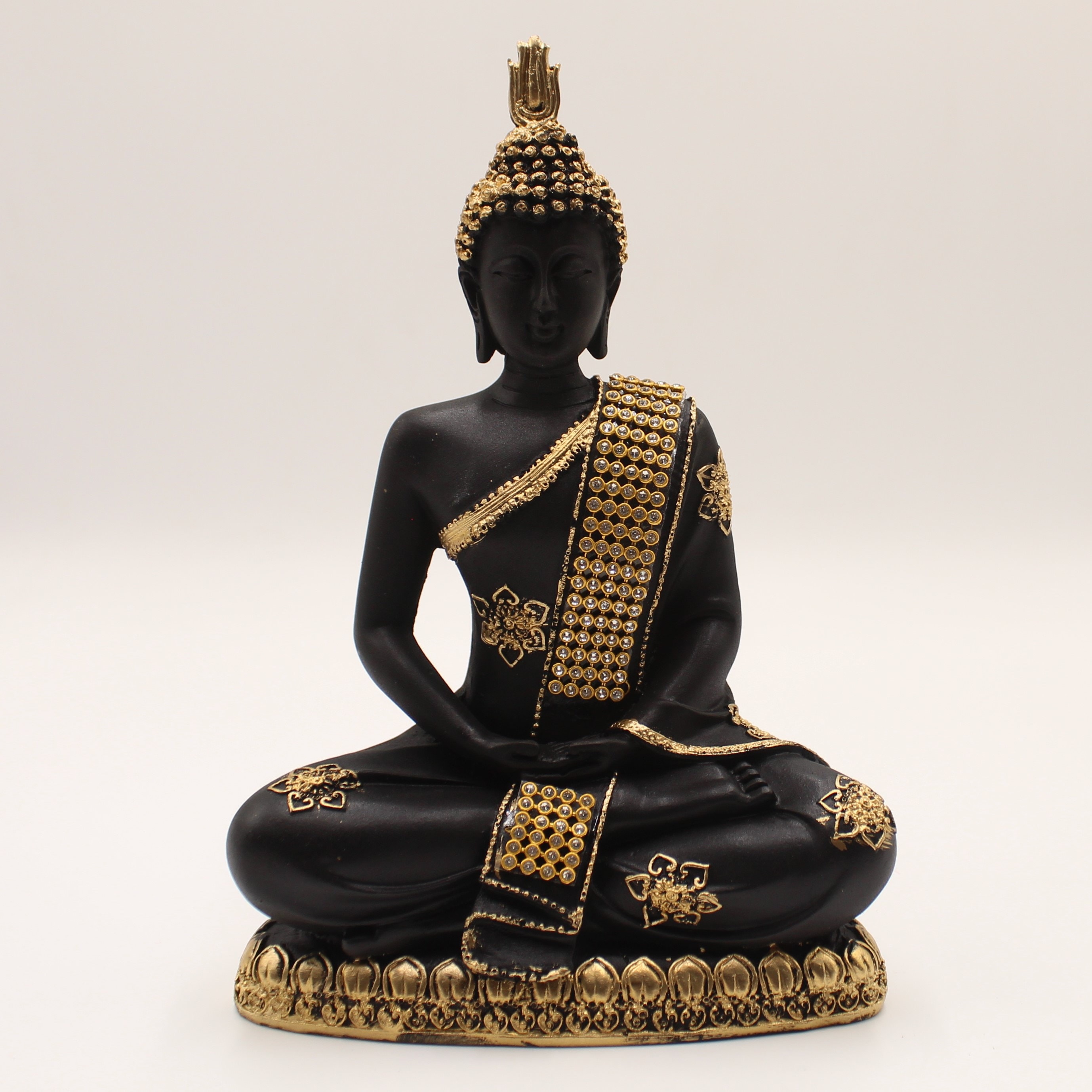 Indian Handcrafted Seated Buddha Statue Home Table Top Decor Etsy