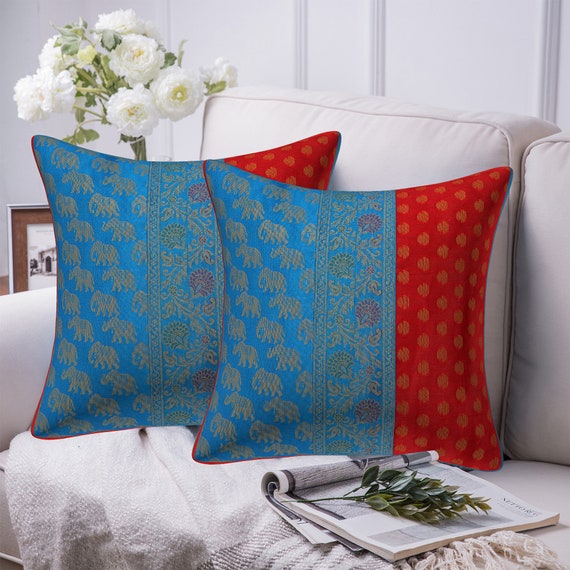 Multicolor throw cheap pillow covers
