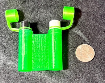 Portable Salt/Pepper Shaker/All In One/Must Have For Traveling/Made By Bibbi/Wrapped By Toe