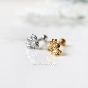 Winziges Biene Ohr Piercing, 16G Knorpel Ohrringe, Helix Ohrring, Tragus Ohrring, Conch Ohrring, minimalistische Ohrringe, chirurgischem Stahl