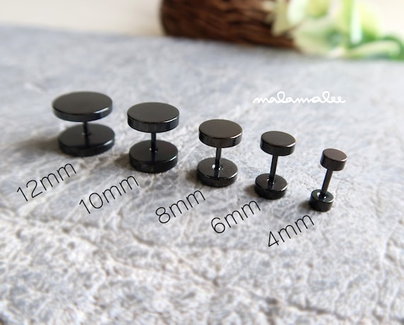 Orecchini A Cerchio In Acciaio Chirurgico 316L, Larghezza 3mm, Diametro 8/10mm, Colori Vari (1 Paio) - 3