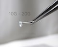Tempered Glass Ear / Nose Piercing Retainer, 10G - 20G New Piercing Retainer Stud, Hypoallergenic ear stud, Clear glass piercing retainer product logo