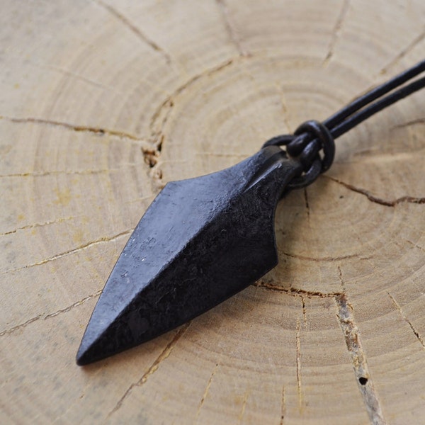 Iron Arrow Pendant ,Personalized Arrow,Arrowhead Necklace,Scandinavian Pendant,Hand Forged Gothic Arrow,Viking Amulet,Personalized Jewelry