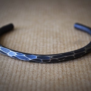 Hand Forged Bracelet,Stainless Steel Cuff Bangle,Men&#39;s Bracelet,Women&#39;s Bracelet,Custom Metal Bracelet,Christmas Gift for Him,Gift for Her