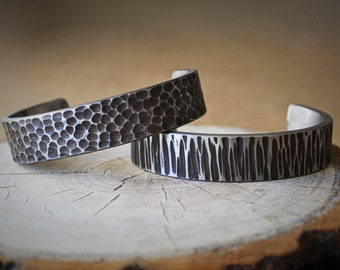 Stainless Steel Men's Bracelet,Hand Forged Cuff Bracelet,Bracelet for Men,Casual Bracelet,Personalized Bracelet,Christmas Gift for Him