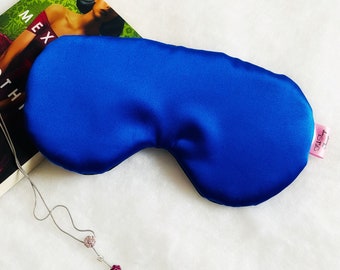 Oversized Silk Sleep Mask, Adjustable Strap, 100% Silk Charmeuse