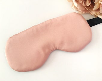 Pink Oversized Sleep Mask, Silk Eye Mask Sleep, Fluffy Padded, Bridesmaids Eye Mask, Black Owned Shops
