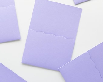 Blank Wave Style Invitation Pockets in A7 to A7.5 sizes