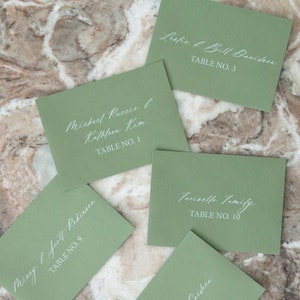 Sarah Standard Escort Envelopes | Includes Envelopes | Guest Name Printing | *Please Read Description* | Set of 45