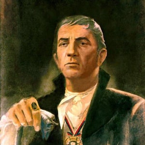 Barnabas Collins Canvas Portrait from DARK SHADOWS