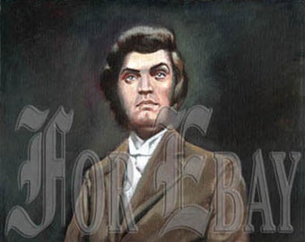 20 x 24 Quentin Collins/David Selby Portrait on CANVAS from DARK SHADOWS