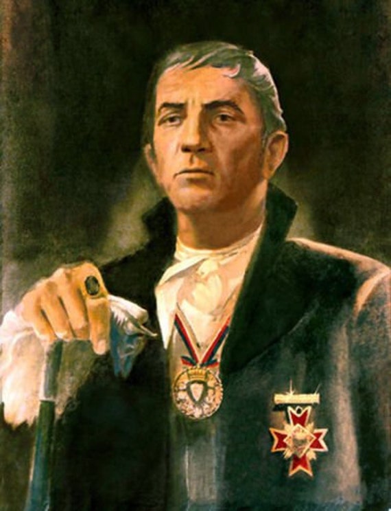 Barnabas Collins 20x24 Canvas Portrait from DARK SHADOWS Etsy
