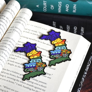 Iron-on patch - The Courts of Prythian - ACOTAR inspired woven iron-on patch