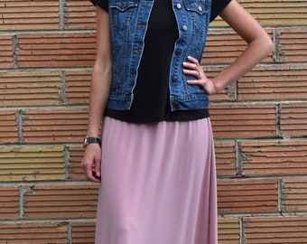 Blush Maxi Skirt