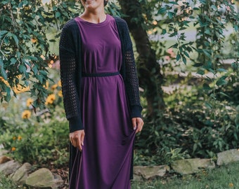Plum Swing Dress