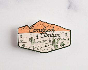 Camelback Mountain Climber Vinyl Sticker